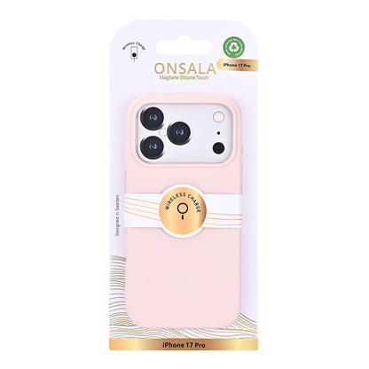 Onsala Back Sil Touch Recycled Mag Serie iPhone 17 Pro Chalk Pink