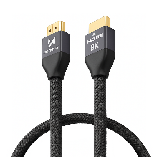 Wozinsky HDMI 2.1 Kabel 8K 60 Hz 48 Gbps / 4K 120 Hz / 2K 144 Hz 1 m Silver (WHDMI-10)