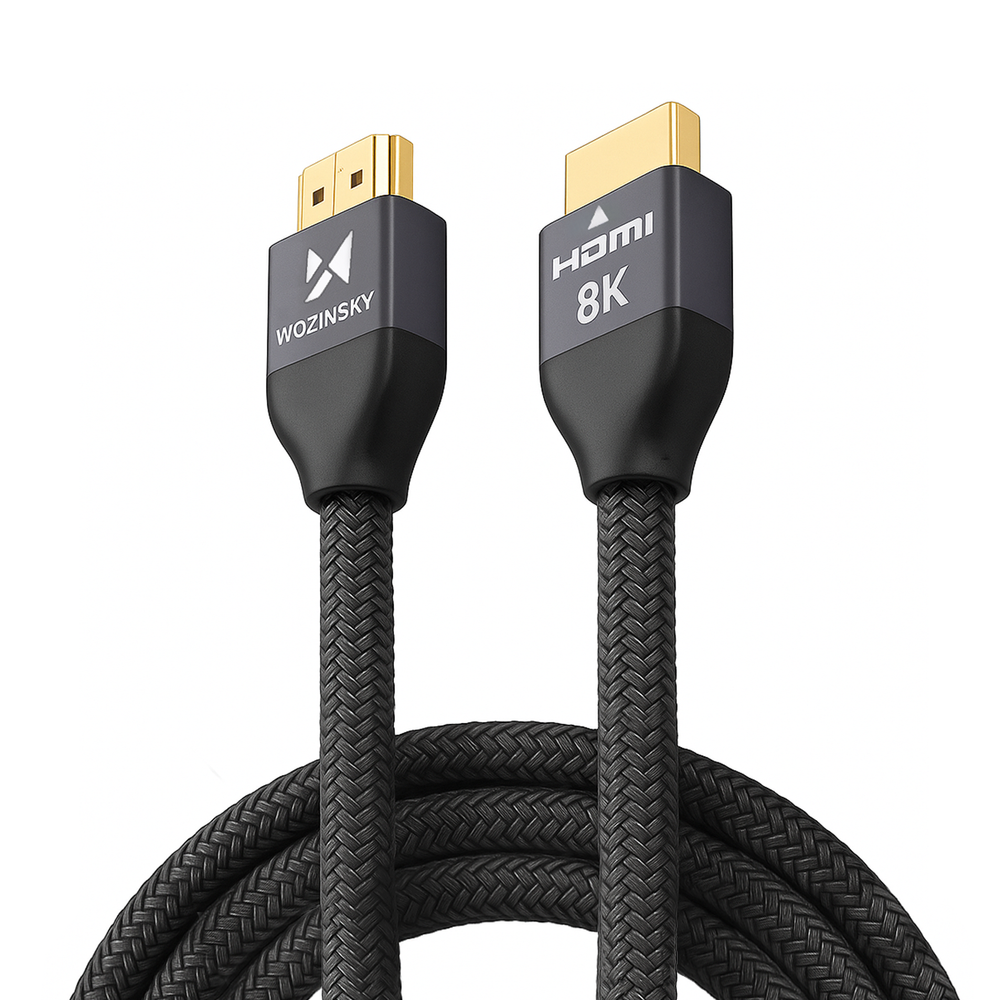 Wozinsky HDMI 2.1 Kabel 8K 60 Hz 48 Gbps / 4K 120 Hz / 2K 144 Hz 3 m Silver (WHDMI-30)