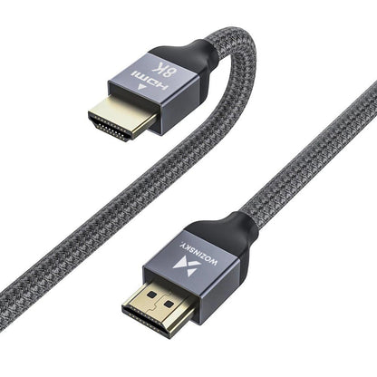 Wozinsky HDMI 2.1 Kabel 8K 60 Hz 48 Gbps / 4K 120 Hz / 2K 144 Hz 5 m Silver (WHDMI-50)