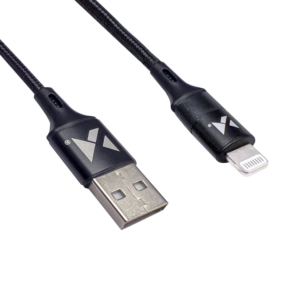 Wozinsky-kabel USB - Lightning 2,4A 1m svart (WUC-L1B)