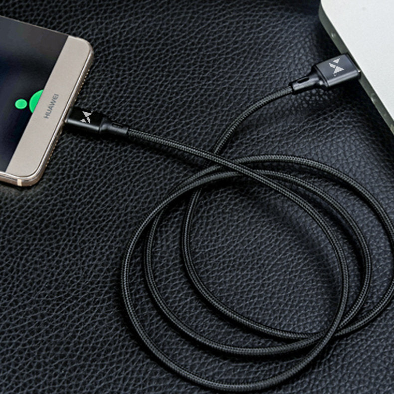 Wozinsky-kabel USB - Lightning 2,4A 1m svart (WUC-L1B)