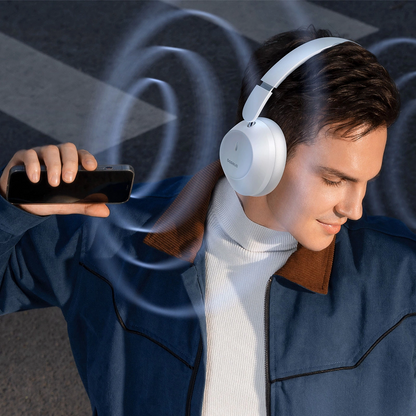 Baseus Bass 30 Max Wireless Headphones - Vit