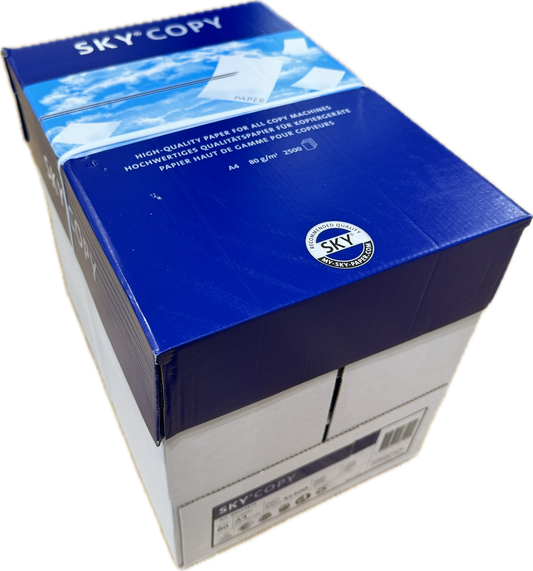 Kopiera papper A4 SkyCopy 80g/m2 (2500) 5x 500 ark