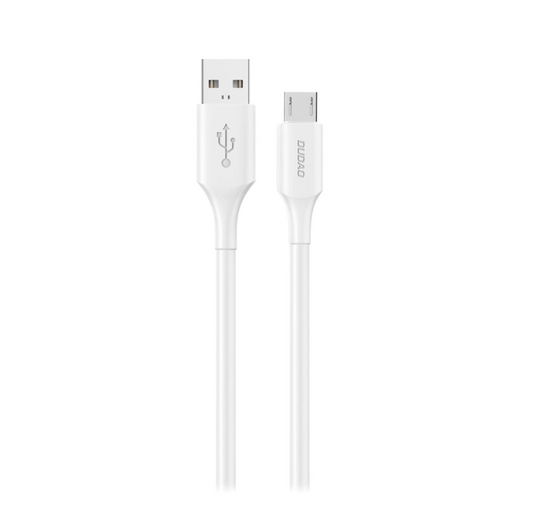 Dudao L2SM USB-A / micro USB 6A cable 1.2 m - white