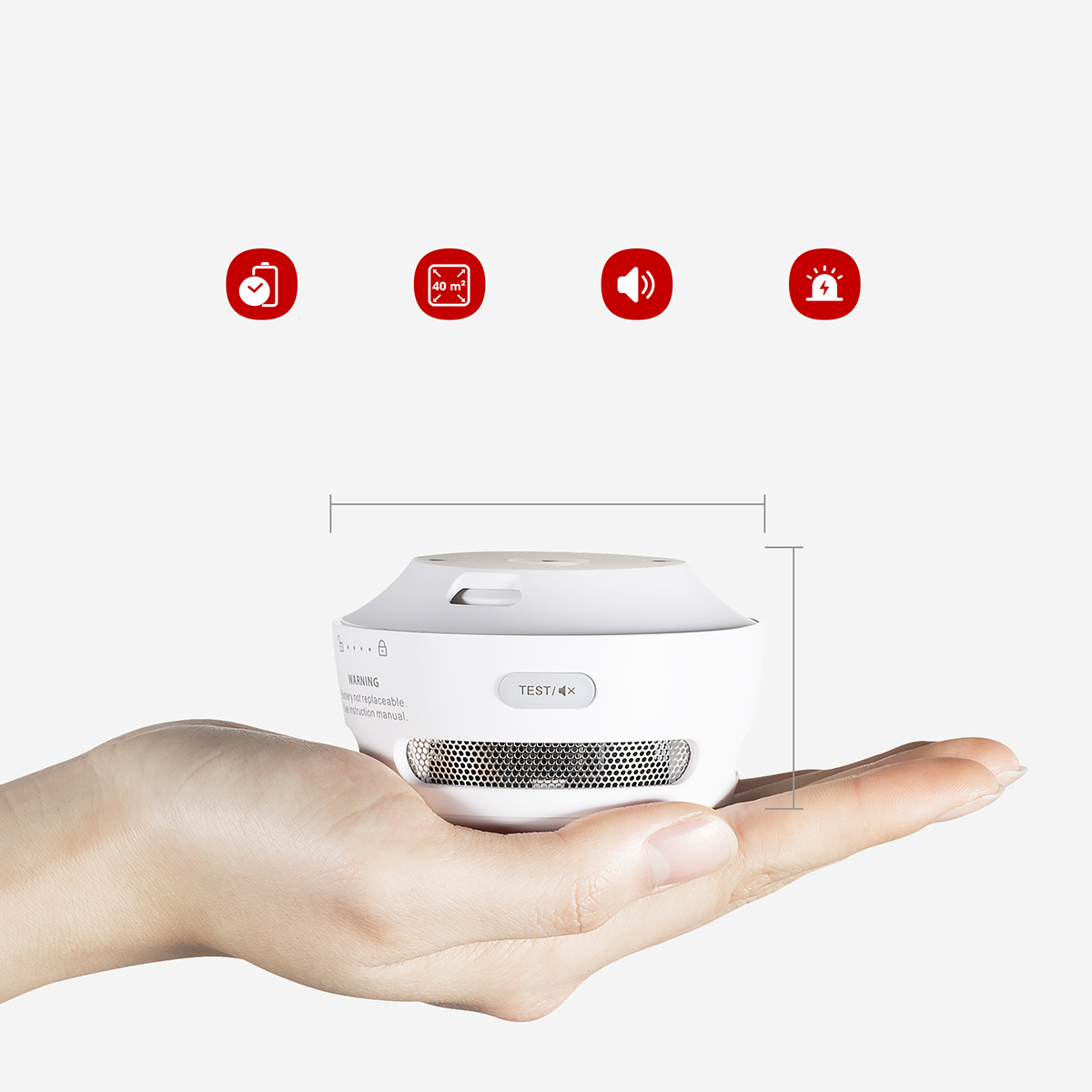 X-Sense XS01-WT Tuya Wi-Fi smoke detector sensor