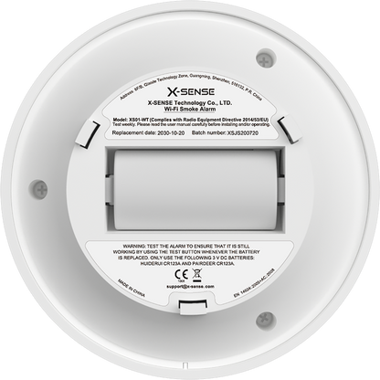 X-Sense XS01-WT Tuya Wi-Fi smoke detector sensor