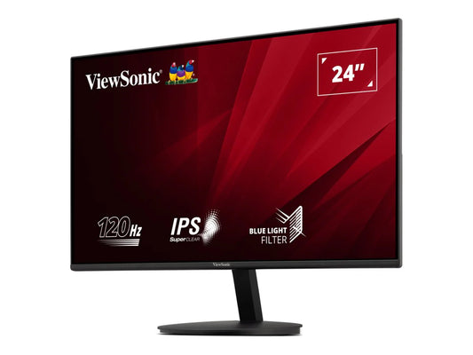 ViewSonic VA24E1-H - LED-skærm - 24" VGA (HD-15) HDMI 120Hz