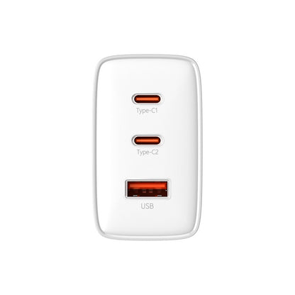 Baseus Cube Pro 65W GaN charger 2x USB-C USB-A - white