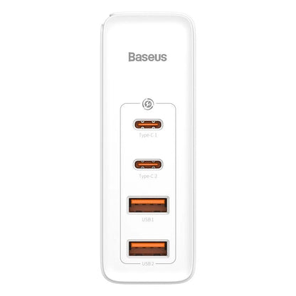 Baseus GaN2 Pro snabbladdare 100W USB / USB Typ C Quick Charge 4+ Strömförsörjning vit