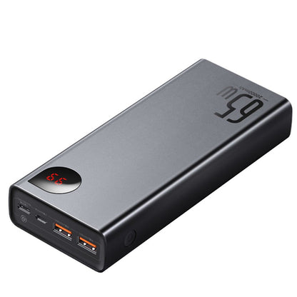 Baseus Adaman powerbank 2x USB / 1x USB Type C / 1x micro USB 20000mAh 65W Quick Charge 3.0 Power Delivery black