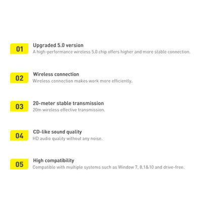 Baseus BA04 Mini Bluetooth 5.0 USB-adapter
