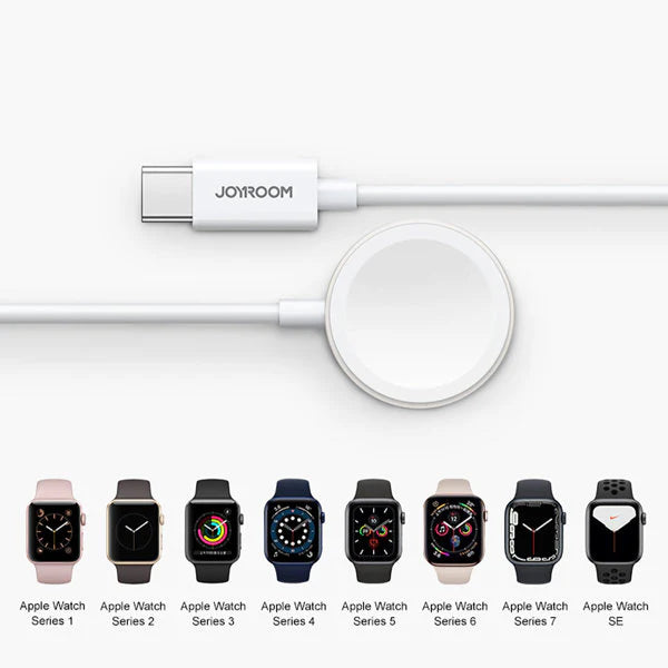 Joyroom cable with induction charger för Apple Watch 1.2m white