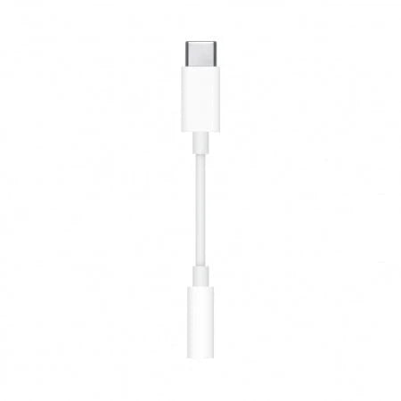 Apple MU7E2ZM/A 3.5mm USB-C-kabel för könsförändring Vit