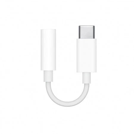 Apple MU7E2ZM/A 3.5mm USB-C-kabel för könsförändring Vit