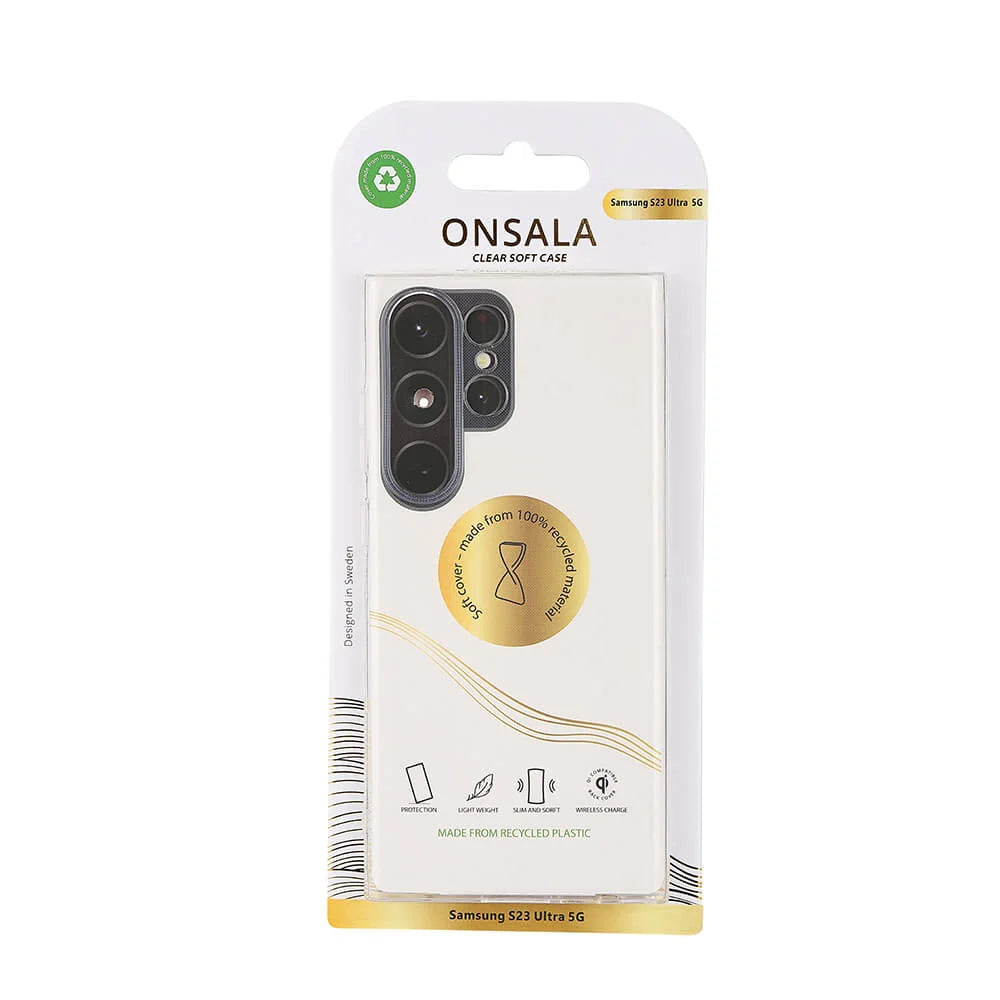 ONSALA  Mobilskal Återvunnen TPU Transparent - Samsung Galaxy S23 Ultra 5G